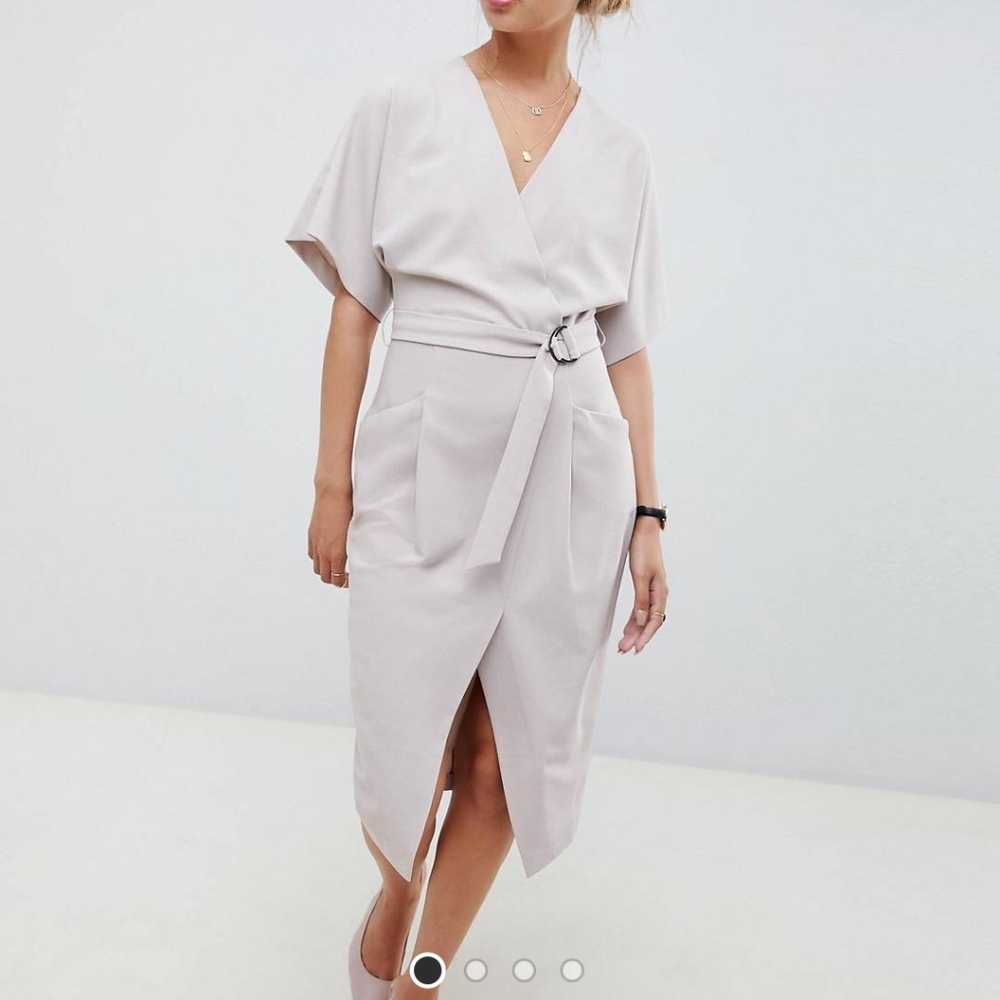 Wrap skirt dress